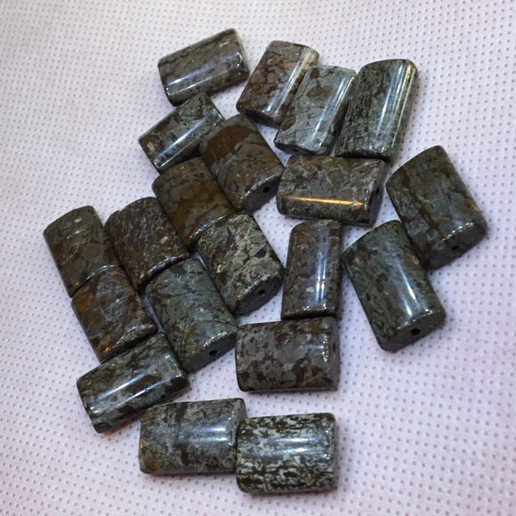 Snowflake Jasper beads - Picture 3 of 8